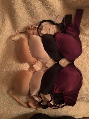 VICTORIAS SECRET SEXY ILLUSIONS - Nude, Stone, Black & Plum